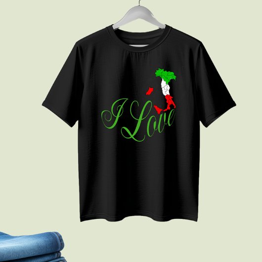 T-shirt Carte de l'Italie