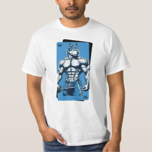 T-shirt carte de loup