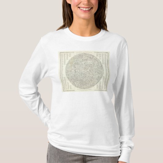 T-shirt Carte de lune (Devant)