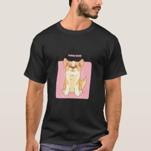 T-shirt Carte de maman Corgi Pembroke Welsh Corgis Pwc pet