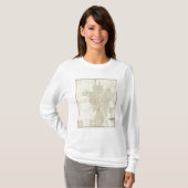 T-shirt Carte de Milwaukee (Devant entier)