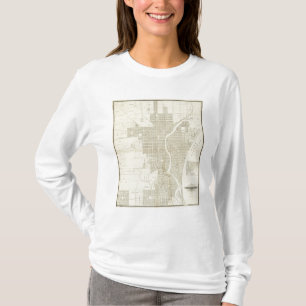 T-shirt Carte de Milwaukee