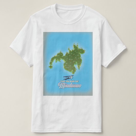 T-shirt Carte de Mindanao (Design devant)
