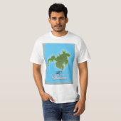 T-shirt Carte de Mindanao (Devant entier)