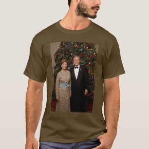 T-shirt Carte de Noël du président américain George Bush