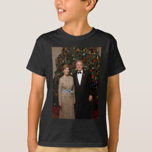 T-shirt Carte de Noël du président américain George Bush