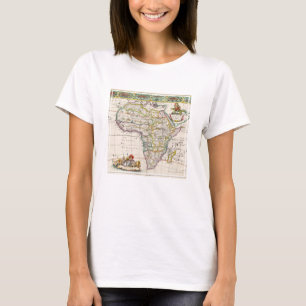 T-shirt Carte de nova Afrique de l'Afrique