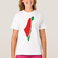 Carte de Palestine Watermelon Symbole de la libert