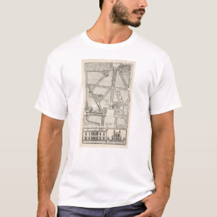 T-shirt Carte de parc de Greenwich