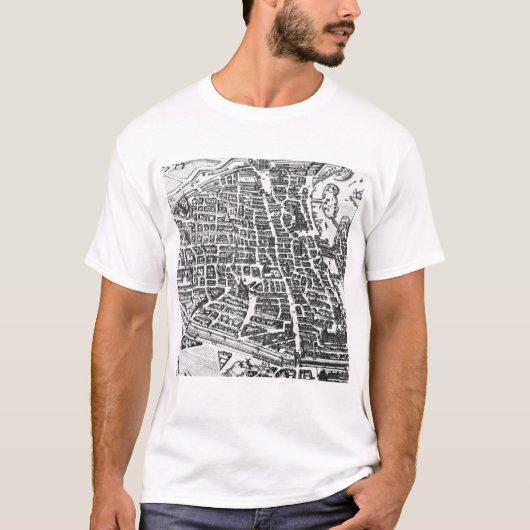 T-shirt Carte de Paris, 1620 (Devant)