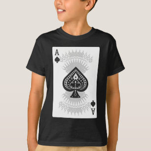 T-shirt Carte de Poker Ace of Spades :