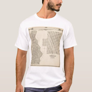 T-shirt Carte de section de T2124S R3637E Tulare County