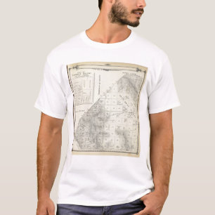 T-shirt Carte de section de T2223S R1617E Tulare County