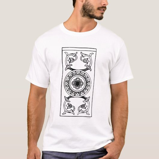 T-shirt Carte de tarot : As des penny (Devant)