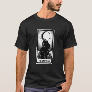 T-shirt carte de tarot Croissant et Chat Tarot L'Impératr