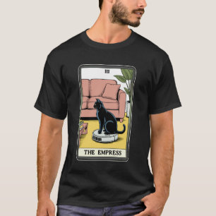 T-shirt Carte de tarot La chatte impératrice sur aspirateu