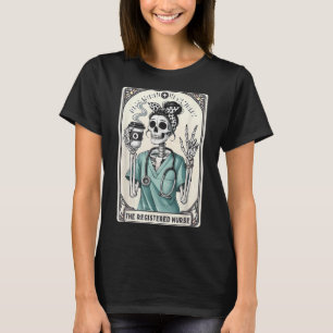 T-shirt Carte de tarte de l'infirmière inscrite Skeleton R