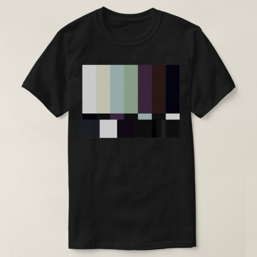 T-shirt Carte de test TV (Design devant)