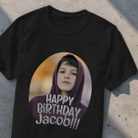 Carte de voeux d'anniversaire personnalisée modern