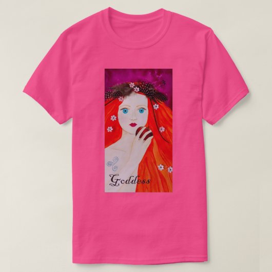 T-shirt Carte déesse de Serendipity Oracle (Design devant)