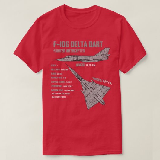 T-shirt Carte Delta F106 (Design devant)