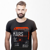 Carte d'embarquement Mars Time Travel