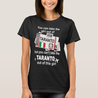 T-shirt Carte d'embarquement Taranto Fille de Taranto Ta