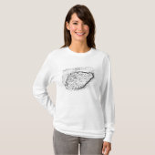T-shirt Carte des Barbade (Devant entier)