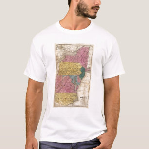 T-shirt Carte des états moyens