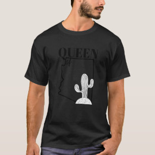 T-shirt Carte D'État De L'Arizona Reine De L'Arizona