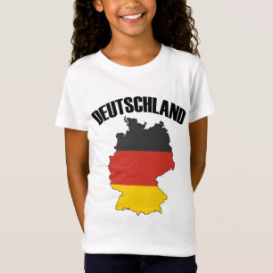 T-Shirt Carte Deutschland - Drapeau allemand - Allemagne V