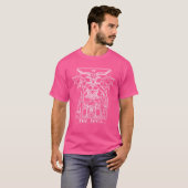 T-shirt Carte Devil Tarot Baphomet Gothique Halloween Sat (Devant entier)