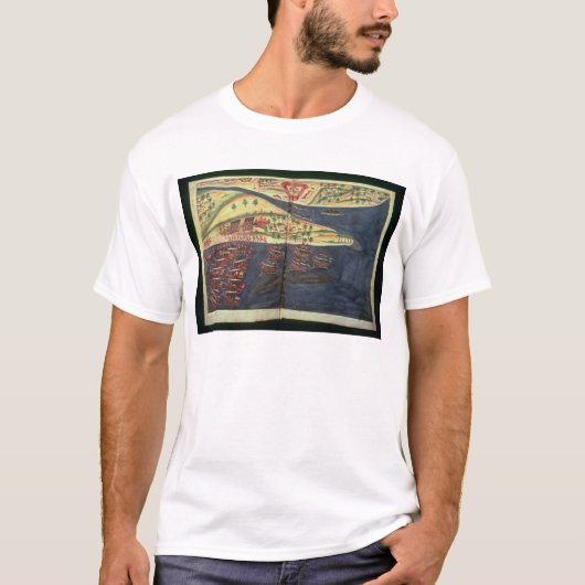 T-shirt Carte d'exploration de Surat (Devant)