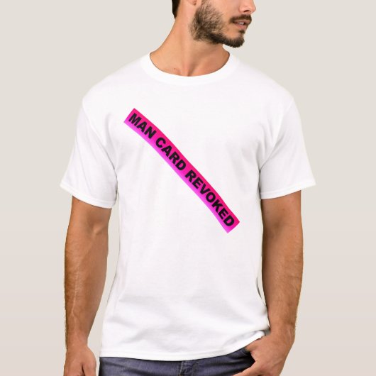 T-shirt Carte d'homme retirée (Devant)