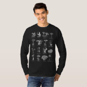 T-shirt Carte d'identification des champignons Cie de cham (Devant entier)