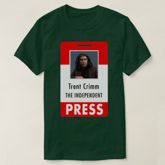 T-shirt Carte d'identité Trent Crim 2 (Design devant)