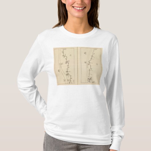 T-shirt Carte d'index le comté de Putnam le comté de (Devant)