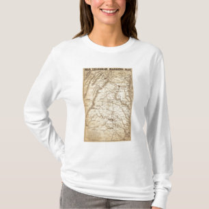 T-shirt Carte d'inscription de télégramme de guerre