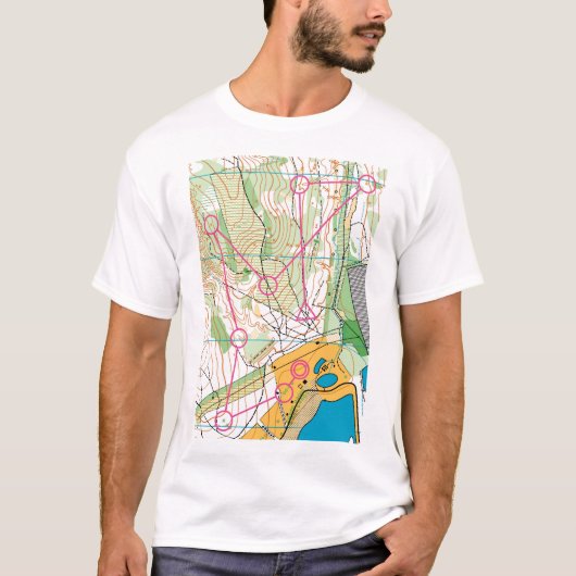 T-Shirt - Carte d'orientation (Devant)