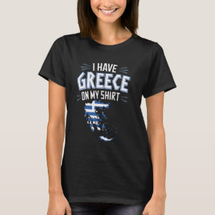 T-shirt Carte drôle de Grèce Citoyenneté Hellènes Course G