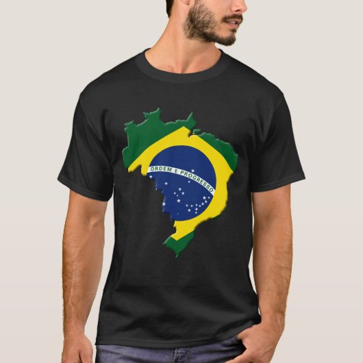 T-shirt Carte du Brésil (Devant)