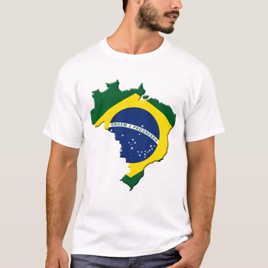 T-shirt Carte du Brésil (Devant)