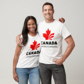 T-SHIRT CARTE DU CANADA |  (Unisexe)