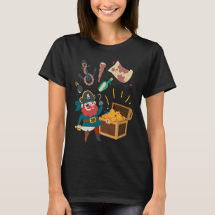 T-shirt Carte du carnaval Pirate habit tout petit Arr
