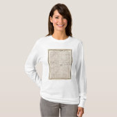 T-shirt Carte du comté de Rush (Devant entier)