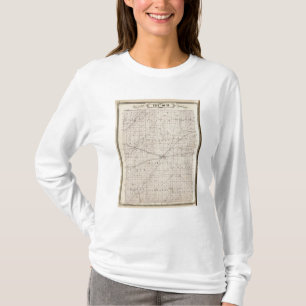 T-shirt Carte du comté de Rush