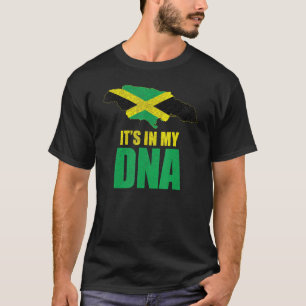 T-shirt Carte du drapeau jamaïcain - Son Dans Mon Adna Pat