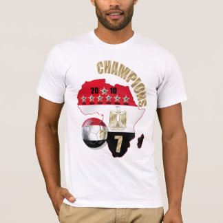 T-shirt Carte du football du football de l'Afrique Egypte