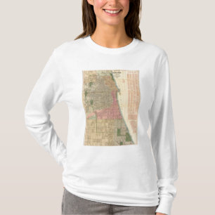 T-shirt Carte du guide de Blanchard de Chicago
