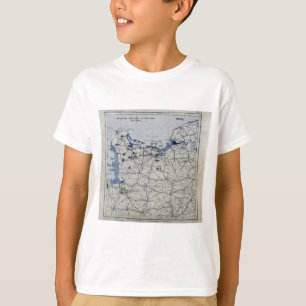T-shirt Carte du jour J de la Seconde Guerre mondiale 6 ju